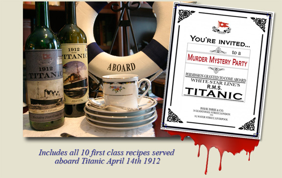 Murder Mystery Dinner Party Invitation Vintage Party